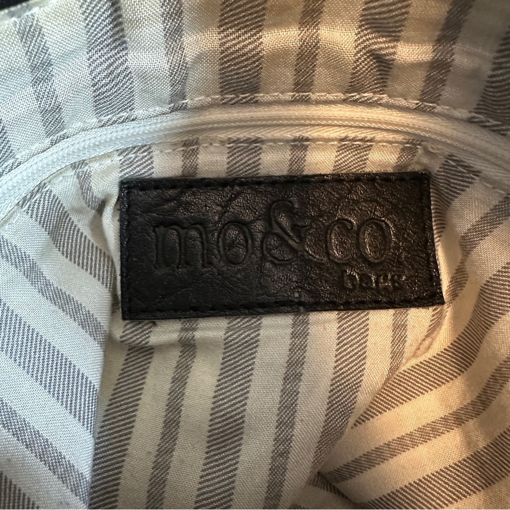 Mo&Co Bags large nylon leather crossbody messenger bag - Picture 8 of 8